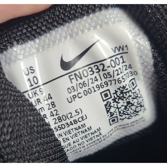 NEW Nike Free Next Nature Golf Shoes FN0332-001 Size 10 Black main image 5